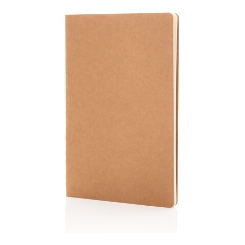 Libreta A5 de tapa blanda estándar FSC® marron