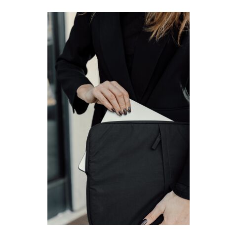 Funda portátil 15,6" KENTO URBAN RCS nailon reciclado negro | sin montaje de publicidad | no disponible | no disponible | no disponible