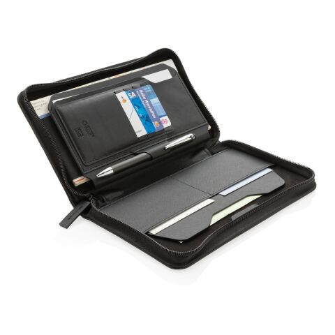 Cartera de viaje Swiss Peak Heritage RCS rPU RFID negro | sin montaje de publicidad | no disponible | no disponible