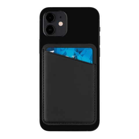 Tarjetero magnético para teléfono negro | sin montaje de publicidad | no disponible | no disponible