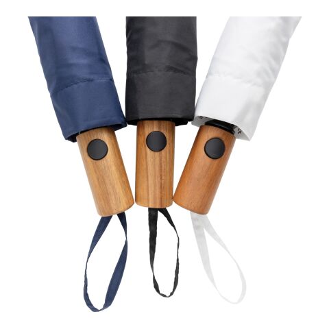 Mini paraguas Kaycey 21&quot; AWARE™ RPET apertura automática negro | sin montaje de publicidad | no disponible | no disponible