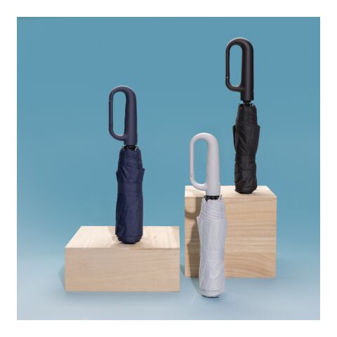 Paraguas Yara 21&quot; AWARE™ RPET de color liso con mosquetón negro | sin montaje de publicidad | no disponible | no disponible