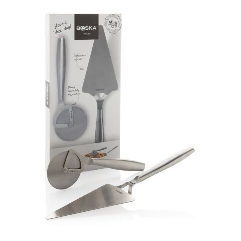 Set de de pizza BOSKA Copenhagen acero | sin montaje de publicidad | no disponible | no disponible