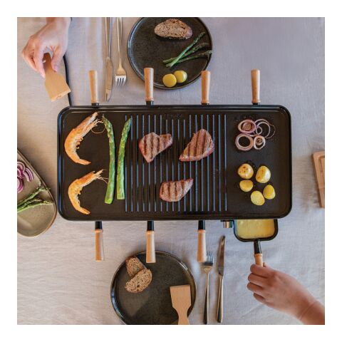Raclette Gourmet Party para 8 personas BOSKA (UE tipo F) negro