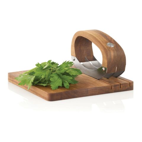 Cuchillo para picar AdHoc RoccaVerde con tabla de cortar marron | sin montaje de publicidad | no disponible | no disponible