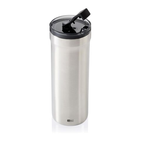 AdHoc Taza térmica Pulse gris plateado | sin montaje de publicidad | no disponible | no disponible