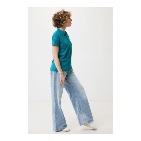 Polo Iqoniq Yosemite piqué algodón reciclado de mujer Verdete | XXL | sin montaje de publicidad | no disponible | no disponible | no disponible