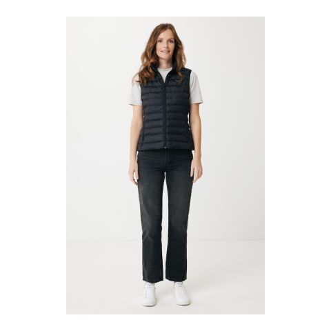 Chaleco mujer Iqoniq Meru de poliéster reciclado negro | M | sin montaje de publicidad | no disponible | no disponible | no disponible