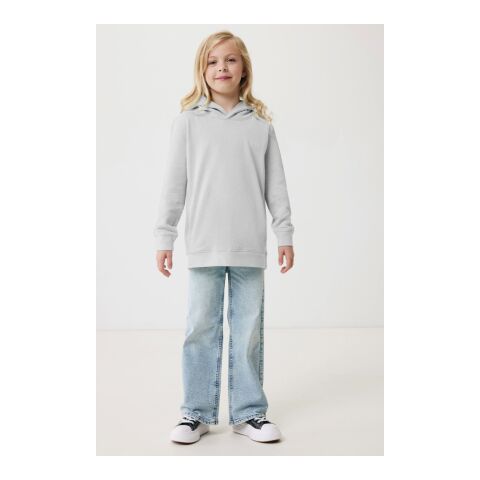 Sudadera Iqoniq Yengo capucha de algodón reciclado niños gris claro sin colorear | 13-14 | sin montaje de publicidad | no disponible | no disponible | no disponible