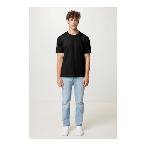 Camiseta Iqoniq Teide de algodón reciclado negro | 4XL | sin montaje de publicidad | no disponible | no disponible | no disponible