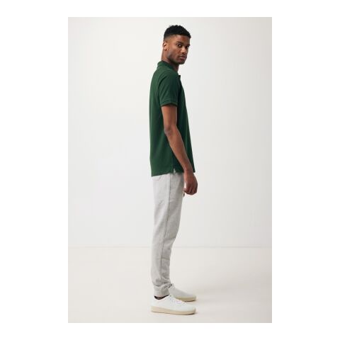 Polo Iqoniq Yosemite de algodón reciclado verde bosque | 5XL | sin montaje de publicidad | no disponible | no disponible | no disponible