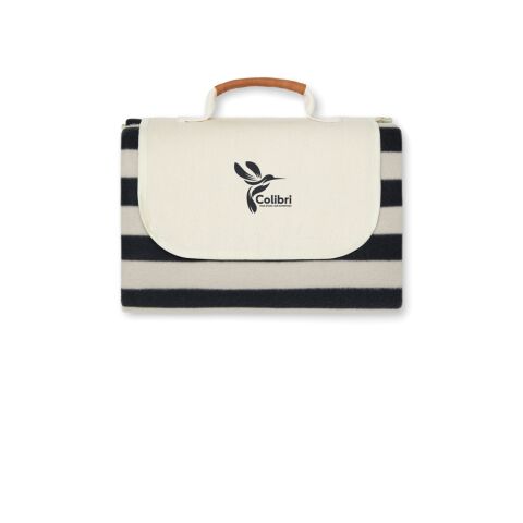 Manta picnic pequeña VINGA Alba GRS RPET negro | sin montaje de publicidad | no disponible | no disponible | no disponible