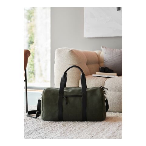 Bolsa fin de semana poliéster reciclado VINGA Marlow RCS verde-negro | sin montaje de publicidad | no disponible | no disponible