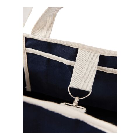 Bolsa de playa VINGA Volonne AWARE™ de lona reciclada azul-blanquecino | sin montaje de publicidad | no disponible | no disponible | no disponible