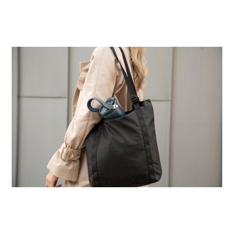 Bolsa tote VINGA Livorno poliéster reciclado GRS negro | sin montaje de publicidad | no disponible | no disponible