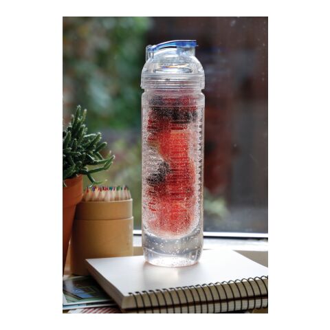 Botella de agua con infusor azul | sin montaje de publicidad | no disponible | no disponible