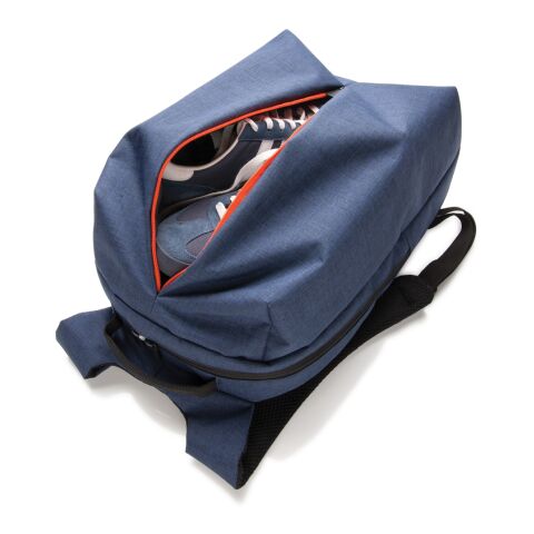Mochila para deporte y oficina azul-naranja | sin montaje de publicidad | no disponible | no disponible | no disponible