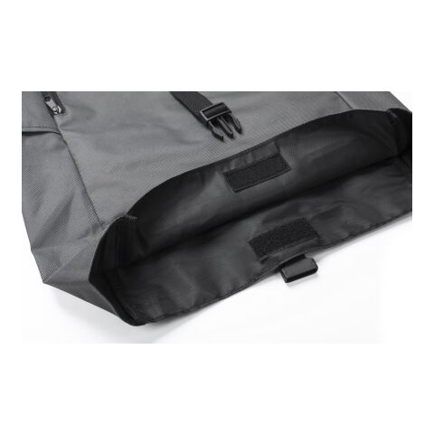 Mochila enrollable de RPET Evie negro | sin montaje de publicidad | no disponible | no disponible