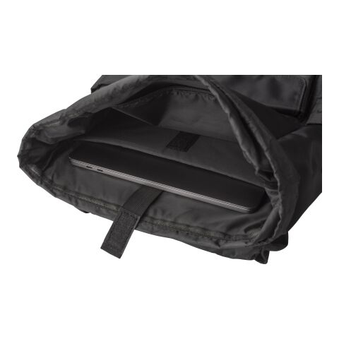 Mochila de RPET Marlowe negro | sin montaje de publicidad | no disponible | no disponible