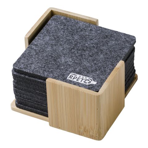 Set de posavasos de fieltro RPET Lawrence gris | sin montaje de publicidad | no disponible | no disponible
