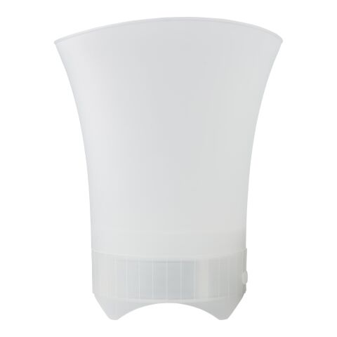 Cubitera de ABS con altavoz Annabel blanco | sin montaje de publicidad | no disponible | no disponible