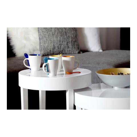 Taza de 260 ml de cerámica amarillo | sin montaje de publicidad | no disponible | no disponible