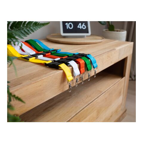 Lanyard fabricado negro | sin montaje de publicidad | no disponible | no disponible