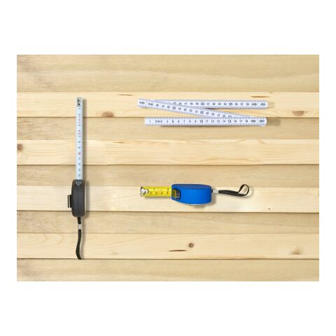 Flexómetro de 5 m azul cobalto | sin montaje de publicidad | no disponible | no disponible