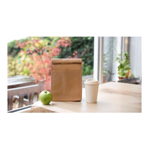 Bolsa nevera laminada marrón | sin montaje de publicidad | no disponible | no disponible