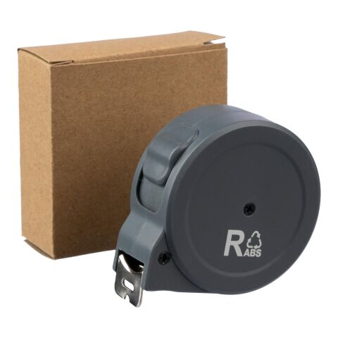 Cinta métrica de ABS reciclado Ute gris | sin montaje de publicidad | no disponible | no disponible