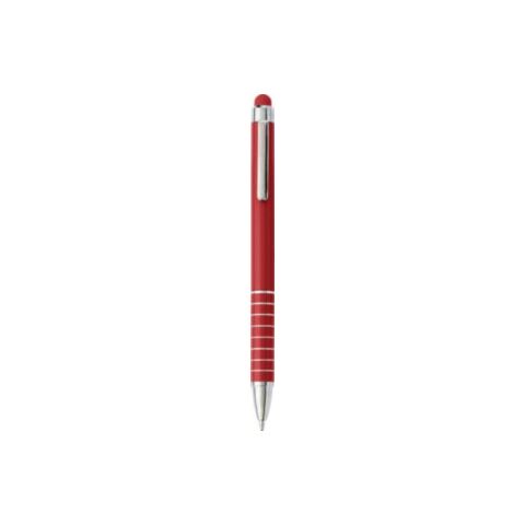 Bolígrafo de aluminio lacado con mecanismo de giro. Tinta azul rojo | sin montaje de publicidad | no disponible | no disponible