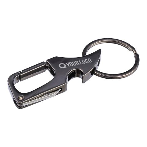 Llavero multiherramientas de metal con mosquetón Bella gris | sin montaje de publicidad | no disponible | no disponible