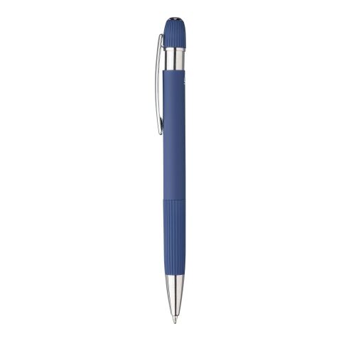 Set de cuaderno de PU reciclado (A5) y bolígrafo Tarek azul