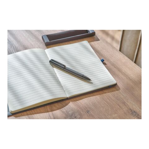 Bolígrafo de latón ecológico con estuche Hadi negro | sin montaje de publicidad | no disponible | no disponible