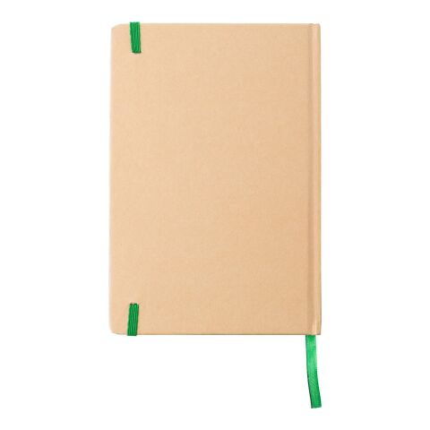Cuaderno de papel reciclado (A5) Gianni verde lima | sin montaje de publicidad | no disponible | no disponible