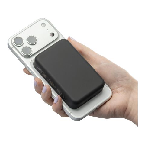 Power Bank de ABS reciclado Meno negro | sin montaje de publicidad | no disponible | no disponible