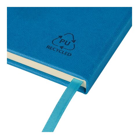 Cuaderno de PU reciclado A5 Bloom azul claro | sin montaje de publicidad | no disponible | no disponible