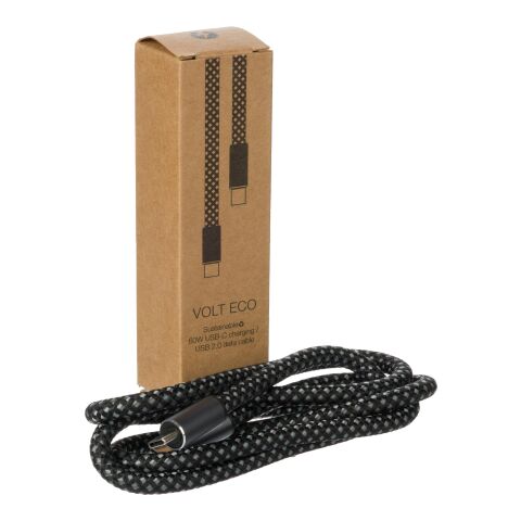 Cable de carga y datos BrandCharger Volt gris | sin montaje de publicidad | no disponible | no disponible