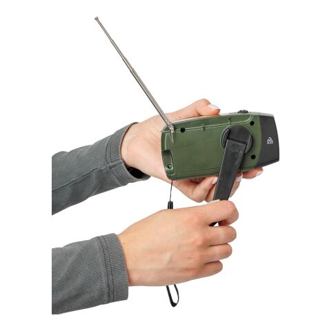 Radio de emergencia Solan | Reciclada verde