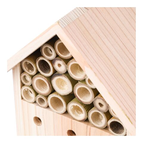 Casa para abejas Fahim | Madera reciclada marrón
