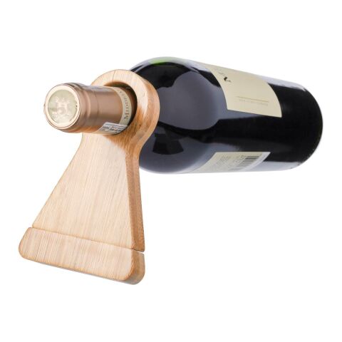 Soporte para botella de vino Vincio | Bambú reciclado marrón