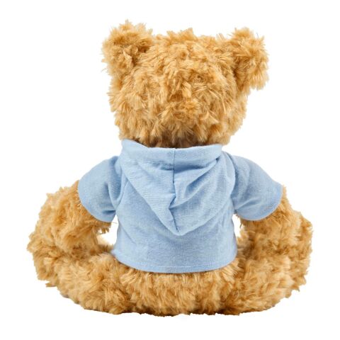 Oso de peluche con capucha azul