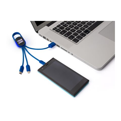 Set de cables de carga 4 en 1 rojo