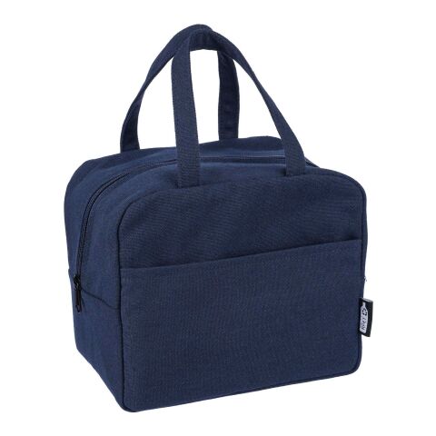 Bolsa nevera de polialgodón reciclado Elowen azul