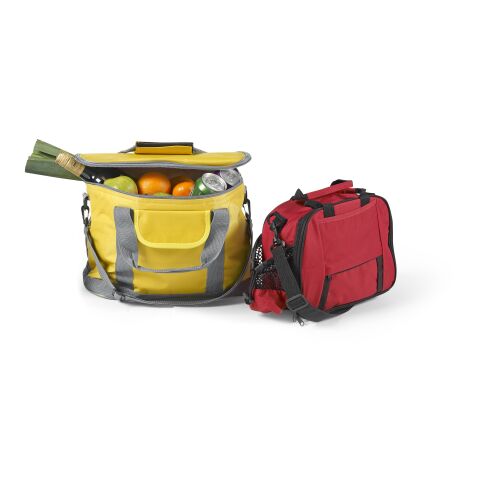 Bolsa isotérmica de nylon rojo | sin montaje de publicidad | no disponible | no disponible