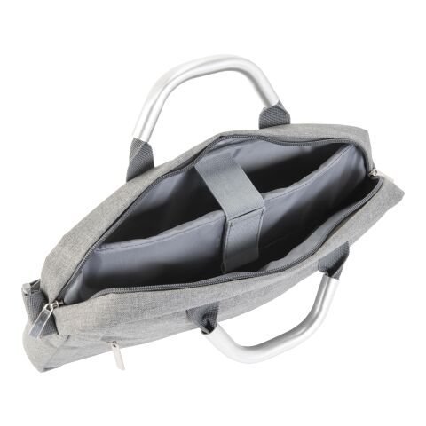 Maletín de polycanvas (600D) para portátil y documentos. gris | sin montaje de publicidad | no disponible | no disponible