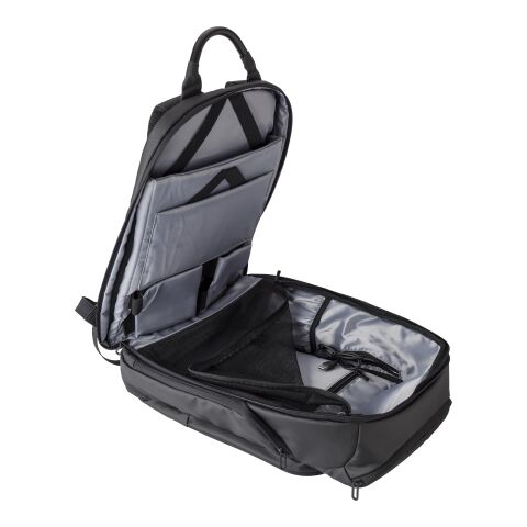 Mochila de PU 600D negro | sin montaje de publicidad | no disponible | no disponible